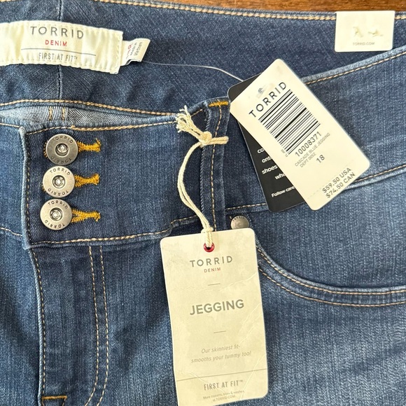 NWT Torrid Size 18 Jeggings Skinny High-Rise Jean - Picture 5 of 7